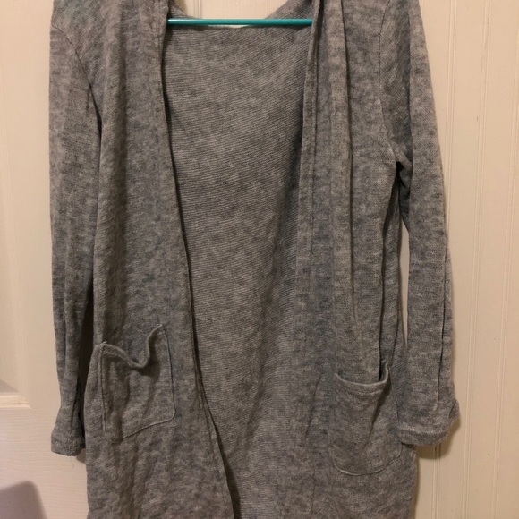 plain grey cardigan - Picture 1 of 2